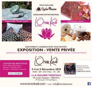 Vente Prive 3-4-5 Dc.2010 - 10h30-20h