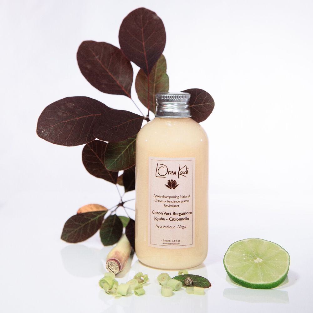 Après Shampoing Cheveux Gras Nourrissant, Revitalisant Naturel, Ayurvédique Vegan Lorenkadi.