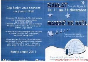 March de Nol de Sarlat la Canda du 11 au 31/12/2010