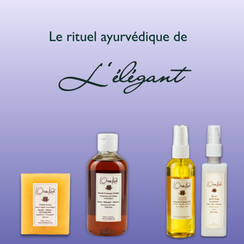 Rituel de soin ayurvédique de "L'élégant"