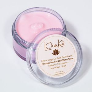 Crème ayurvédique "Santal-Olive-Rose" Protectrice - visage toute peau - 50 g - Vegan