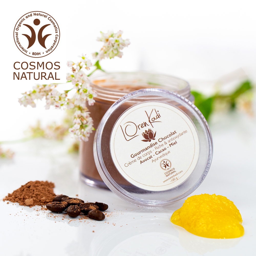 Crème corps ayurvedique "Gourmandise Chocolat" Riche, anti-oxydant - 100 g