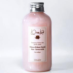 Shampoing ayurvédique "Hibiscus Brillante Densité" cheveux secs, abimés, colorés - 210 ml